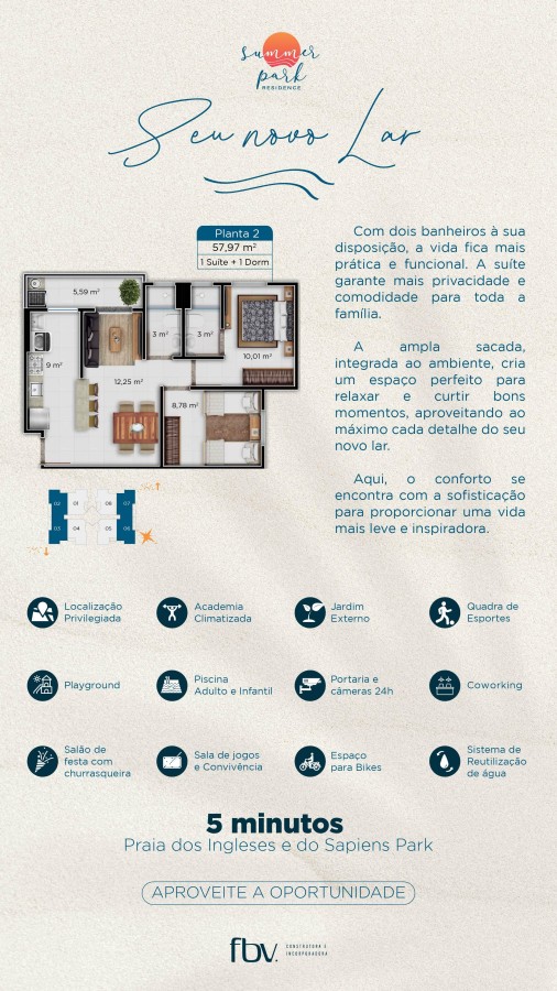 Apartamento, 2 quartos, 58 m² - Foto 28